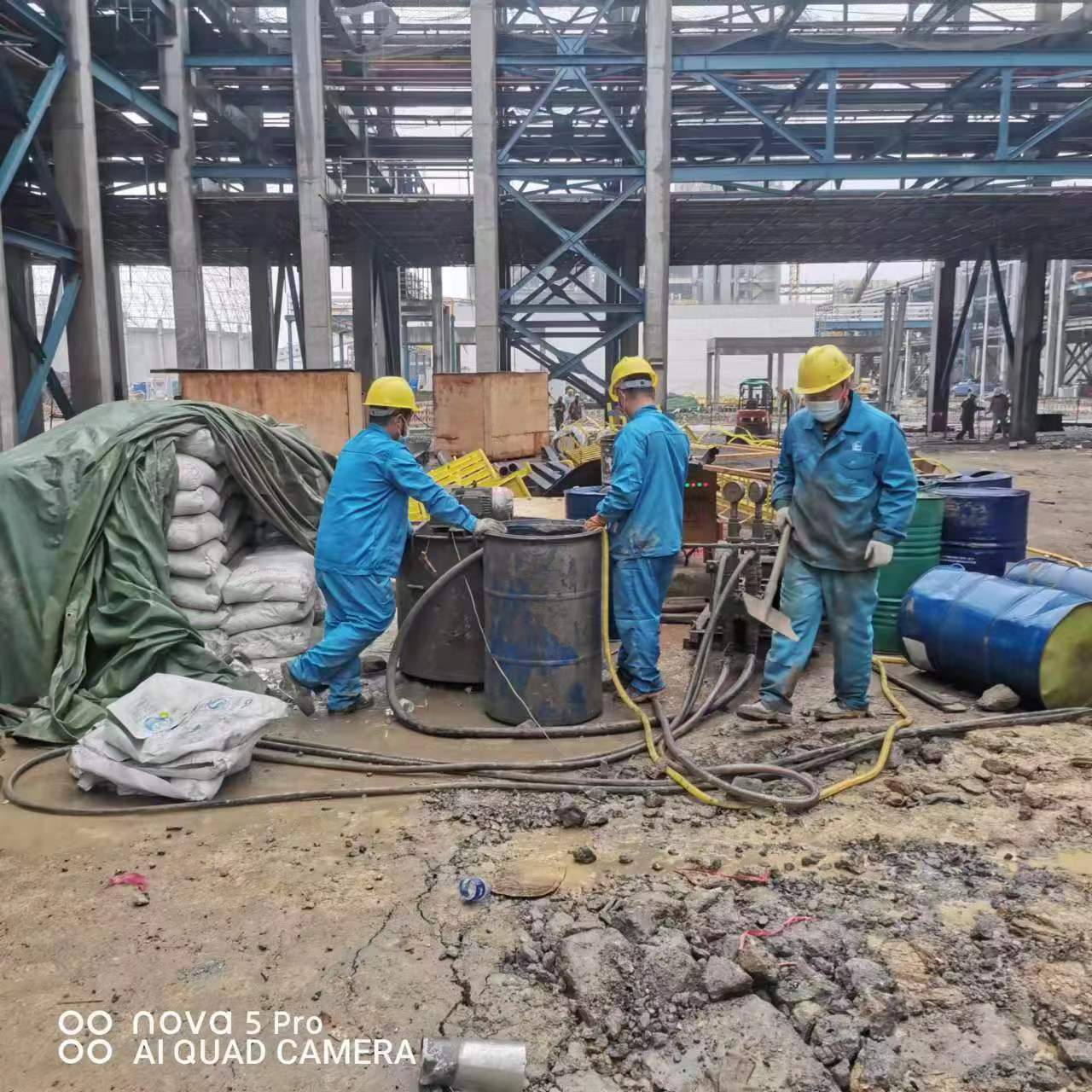 宜阳设备基础下沉沉降注浆加固施工